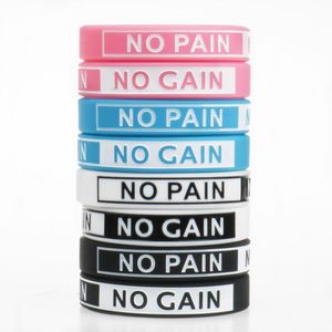 Bracelets de charme 2pcs/lote sem dor ganho de fitness silicone wyrbands gym esport band for Men women