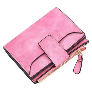 Wallets New Design Fashion Women Free Name Engraving Custom Print Small Zipper PU Leather Quality Female Purse Card Holder Wallet G230327