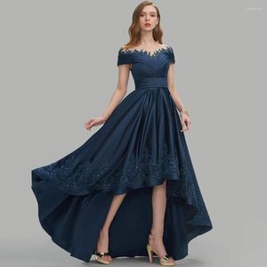 Party Dresses Simple O Neck Glitter Long Prom Dress for Women Dubai Applique Ball Gown Luxury Evening 2023