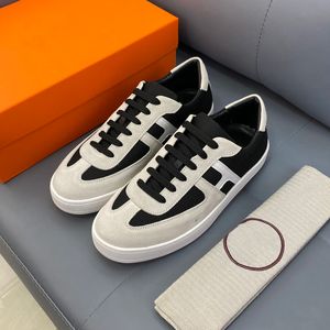 Fashion Designer Casuals Schuhe Männer verlaufen dicke unten laufende Turnschuhe Italien Zartes Elastizband Low Top Calfskin Non-Slip Atmable Casual Trainer Box EU 38-45