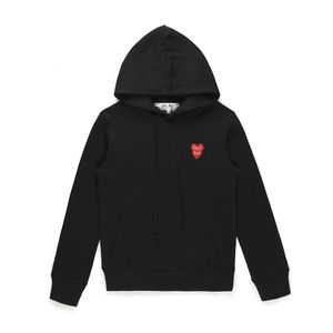 2024new Designer Mens Felpe con cappuccio Com Des Garcons PLAY Felpa CDG Nero Multiheart Zip Up Felpa con cappuccio XL Marca Nero gioca con cappuccio4BL9