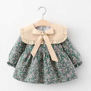 女の子のドレス秋の新生児の女の子の服幼児のドットプリンセスドレスガール年の誕生日クリスマスドレス幼児服