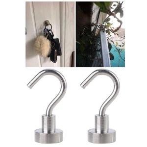 Hooks & Rails 53CA Multi Purpose Strong Magnetic Heavy Duty Wall Hanger Key Coat Cup Hanging For Home Kitchen Storage