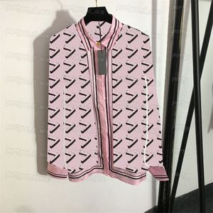 Kadın Pembe T Gömlek 3D Baskı Uzun Kollu Bluz Moda Bayan Büyüleyici Bluz