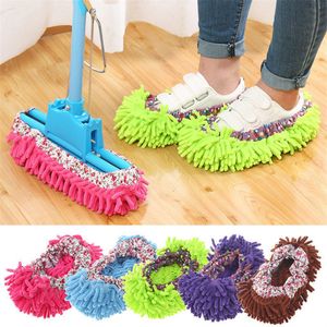 Cleaning Cloths Multifunction Floor Dust Cleaning Slippers Shoes Lazy Mopping Shoes Home Floor Cleaning Micro Fiber Cleaning Shoes