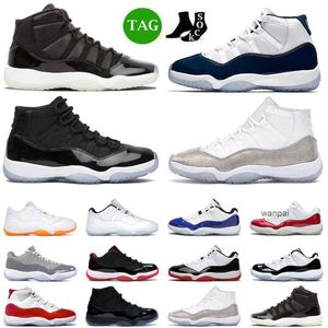 2024 Scarpe da basket Uomo Donna 11s 25esimo anniversario Cappello e abito Cerimonia di chiusura Cool Grey Emerald Gamma Blue Georgetown Mens Scarpe da ginnastica Sport Sneakers taglia 36-47