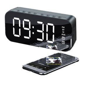A18 espelho despertador relógio Bluetooth Alto -falante FM Suporte de rádio TF CART