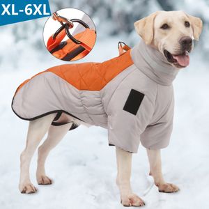 Dog Apparel Dog Clothes Winter Warm Jacket Pet Thicken Waterproof Pullover For Medium Large Puppy Down Outdoor Dog Coat Pet items 230327