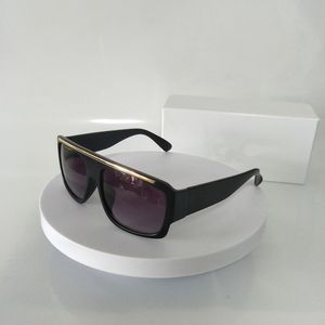 Vintage Schwarze Sonnenbrille Herren Damen Designer Sonnenbrille UV-Schutz Quadratischer Rahmen Radfahren Outdoor Brillen
