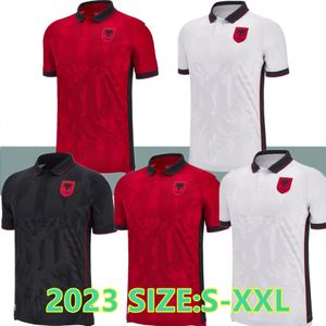 23 24 Maglia da calcio Albania Squadra nazionale Kristjan Asllani Marash 2022 2023 Home Away Terzo Kumbulla Myrto Uzuni Nedim Bajrami nuovo sport Uomo Taglia S-XXL Maglia da calcio