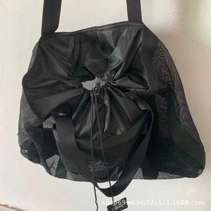 Beach Bags Fashion Net Woven Beach Handbag Stuart Bag 230327
