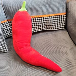 Simulazione Chili Toy Big Soft Peluche Red Beauty Chili Doll Giant Farcito Peperoncino Cuscino Bel regalo Decorazione 28 '' 70 cm