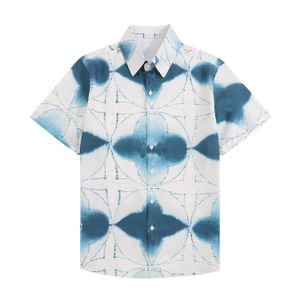 Дизайнерская рубашка мужская пуговица рубашки для печати боулинг рубашка Hawaii Цветочные повседневные рубашки Мужчина Slim Fit Платье с коротким рукавом гавайская футболка m-xxxl