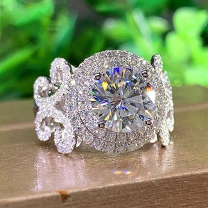 Bandringar Huitan Aestetisk design Kvinnors bröllopsringar med lysande kubikzirkoniumsten Gracieful Proposal Engage Rings Fashion Jewelry Z0327
