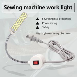 20/10/30 LED Industrial Sewing Machine Lamping Clothing Machine Accessories Work Light 360 ° Goboneco flexível flexível