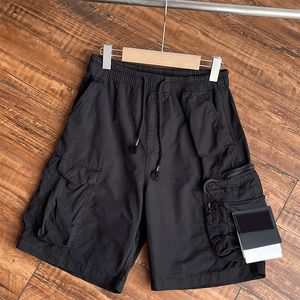 Pantaloncini da basket da uomo Designer Stones Island Pantaloni cargo Patch distintivi Pantaloni sportivi estivi Pantaloni sportivi Tasca grande Tuta con cerniera