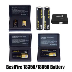 Ny Black Packaging Autentic BestFire BMR 18350 Batteri 18650 2700mAh 50A 3.7V 3100mAh 40A 1300MAH 30A Uppladdningsbara litiumbatterier