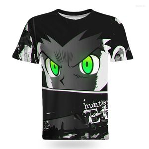 Erkek Tişörtleri Kadınlar 3D T-Shirt Kawaii X Tshirt Erkekler Üstler Mürettebat Boyun Komik Anime Manga Tişört Giysileri Killua Zoldyck