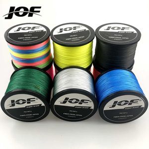 Accessori per la pesca JOF 300M 500M 1000M PE lenza 8 fili lenza intrecciata 18-96LB lenza multifilamento liscia P230325