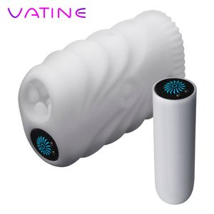 Masturbadores pênis exercitador vibrador atraso de duração de resistência pênis estimula o massageador massager masturbador brinquedos sexuais para homens 230327