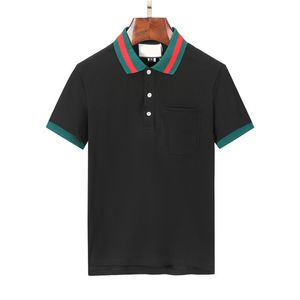 Erkek Moda Polo Gömlek Lüks İtalyan Erkekler T-Shirts Kısa Kollu Moda Sıradan Erkekler Yaz T-Shirt Çeşitli Renkler Mevcut boyutlar333 M-3XL