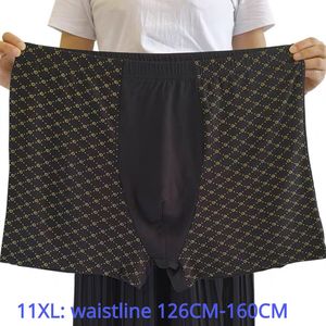 Underpants 3-packs Men's Boxer Pantie Lot Underpant Loose Large Short Cotton Plus 9XL 11XL Underwear Boxer Male Men Underwear 230327