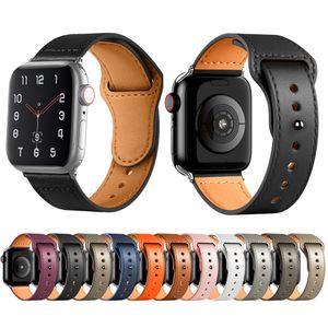 Deri Saat kayışı döngü bandı 49mm 45 41 38mm yedek saat bandı için Apple Watch Serisi Ultra 8 7 SE 6 5 IWATCH ALI BAND BRASEL AKSESUARLARI