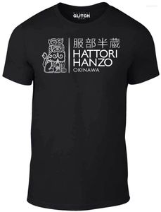 Mäns T -skjortor Hattori Hanzo T -shirt - Inspirerad av Kill Bill Film Funny Shirt Samurai Sword Top Quality Men O Neck Tee