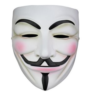 Máscaras de festa de alta qualidade resina de halloween máscara horror v para vendetta anonymous cara máscara máscara de fantasia sofisticada colecionar adereços de festa 230327