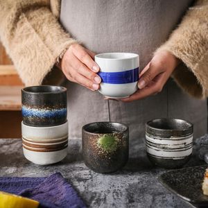 Чашки блюдцы Luwu японская чашка для водяной чашки Stoare Ceramic Parned Cungfu Drinkware