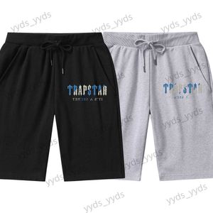 Shorts masculinos trapstar verão novo algodão shorts casuais masculinos cappris impressão masculina t230327