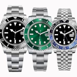 MENS Titta på lyxdesigner Watches Menwatch 40mm Automatisk mekanisk keramisk Bezel 904l Vattentät lysande safirklockor Orologio Di Lusso Montre de Luxe