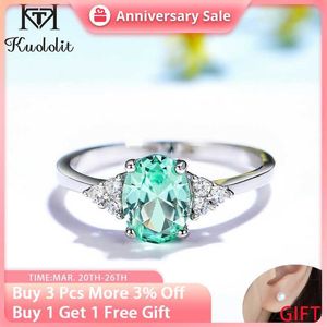 Band Rings Kuololit Zultanite Tanzanite Gemstone Ring for Women Solid 925 Sterling Silver Color Change Ring for Wedding Engagement Jewelry Z0327