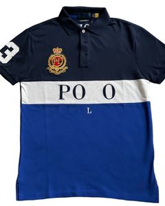 Вышивка мужская половая рубашка Polos Polos Men Fit Custom Fit S-5xl Dropship