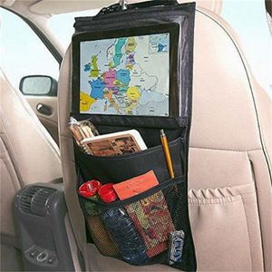 1pc Universal Auto Car Seat Organizer 홀더 멀티 포켓 여행 스토리지 매달려 태블릿 미라 가방 베이비 카시트 백 가방 iPad 교수형 가방