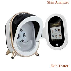 Sistema de diagnóstico de máquinas de analisador facial portátil da pele a quinta geração Face Camera Beauty Salon Equipamento Teste facial de pele Eletrônico eletrônico