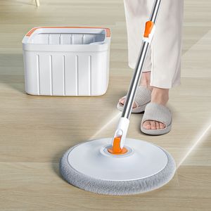 MOPS Magic Mops with Bucket Floor Cleaning Free Hand Washing Wet Operage Home Kök Rengöringsverktyg Squeeze Mop Home Kitchen Tools 230327