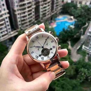 Philipp Super Mens Torque för svänghjulet Pate Luxury Baidatuo Watches svänghjul Mekaniskt stålskal Mense Legantt Emperamentw Atchwristwatchesf Ashionw Atch7 AB