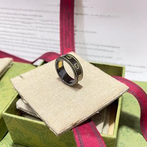 Woman Band Rings Designer Fashion Gouble G Wedding Ring Luxury Jewelry Women Men Gift GGity 484545