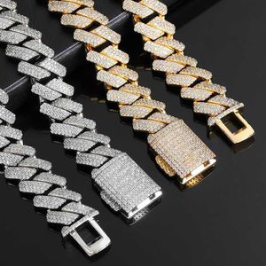 Hot-selling High Quality 18mm Hip Hop Miami Cuban Link Chain Necklace for Man