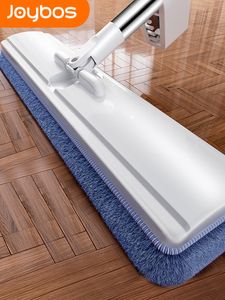 MOPS Joybos Microfiber Floor MOP 40 CM MOP SPIN MOP de grandes dimensões Ferramenta de limpeza plana Lavagem manual Limpeza livre doméstica preguiçoso Squeeze MOP 230327