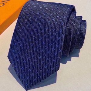 Szyja krawaty 2023ss marki męskie wiązania jedwabne Jacquard klasyczny ręcznie robiony krawat dla mężczyzn Wedding Casual and Business Neck Tie LL1