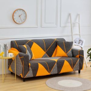 Chair Covers 48 Sofa Cover Slipcover Printed Elastic Stretch Couch Case For Corner Sectional Single/Two/Three/Four-seater