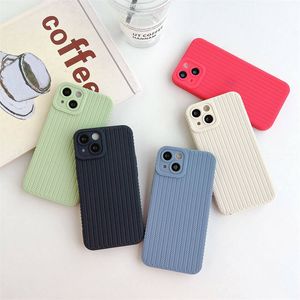 Fashion Simple Weave Pattern Phone Cases Colorful Designer For iPhone 14 Pro Max Plus iPhone14 13 12 11 Shockproof Camera Lens Protective TPU Soft Back Cover
