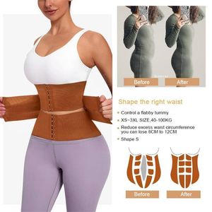 Women's Shapers Waist Trainer Body Shapewear Women Tummy Slimming Sheath Woman Flat Belly Girdle Postpartum Wrap Belt