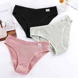 Damenhöschen 3 Teile/los Sexy Höschen für Frauen Baumwolle Unterwäsche Set Nahtlose Slips Sexy Sinnliche Dessous Weibliche Unterhose Tanga Dessous 230327