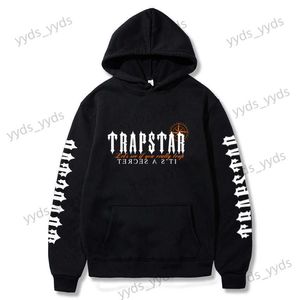 Mäns hoodies tröjor Trapstar New Print koreanska herr- och kvinnors tröja våren och hösten Harajuku Plush Hoodie Hoo T230327