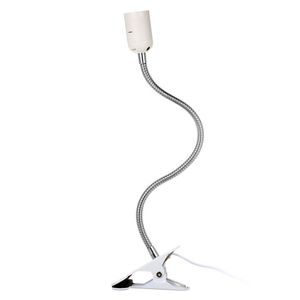 E27 Holder Clip Lamp Desk Spot Table Bed Light Flexible Desk Home office US UK EU Plug 360° Floding tube273u