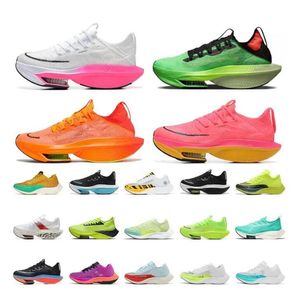 2024 Alpha Fly Next 2 Men Women Running Shoes High Qualitys Offs Zoomx Prototype Ekidens Total Orange Watermelon Volt Outdoor Sports Sneakers Size 36-45
