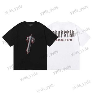 Men's T-Shirts Trapstar DECODED INFRARED Double Yarn Cotton Casual Loose Short Sleeve T-Shirt T230327